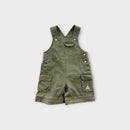 Grain de Ble Khaki Cargo Shortalls, Size 00