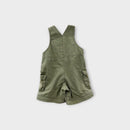 Grain de Ble Khaki Cargo Shortalls, Size 00