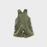 Grain de Ble Khaki Cargo Shortalls, Size 00