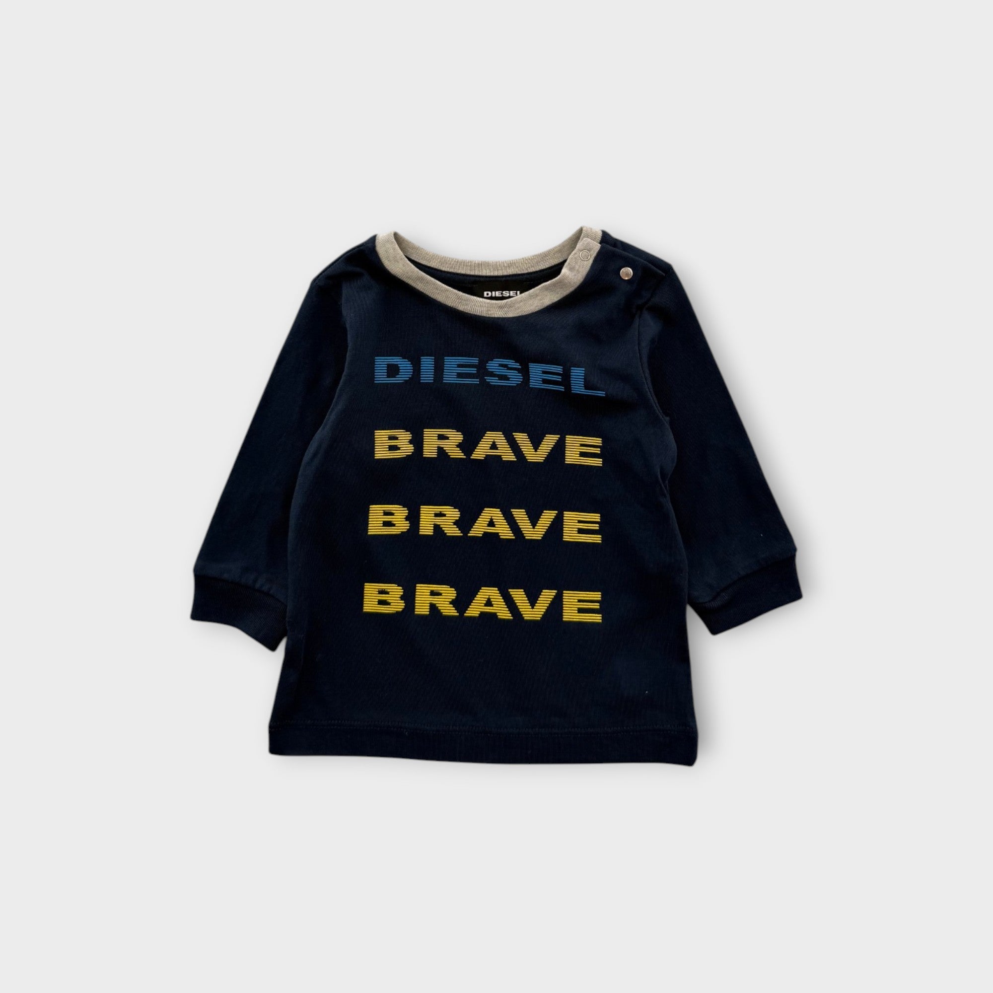 Diesel Long Sleeve Tee, Size 0