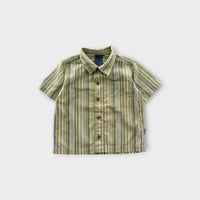 Vintage Pumpkin Patch Stripe Shirt, Size 1