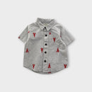 Lobster Embroidered Shirt, Size 2