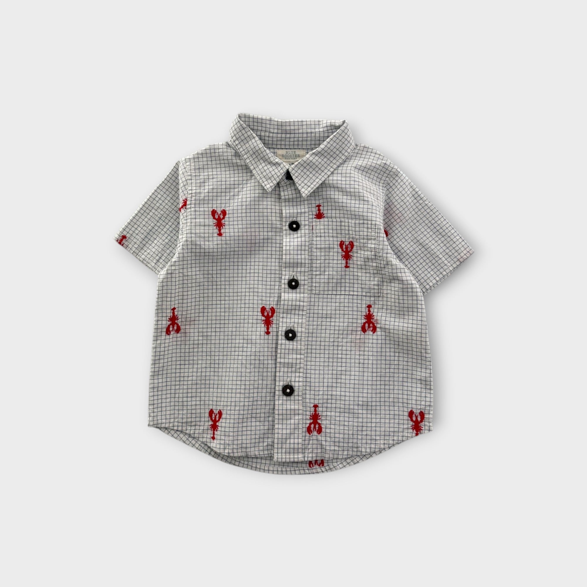 Lobster Embroidered Shirt, Size 2