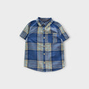 Oshkosh B'Gosh Blue Plaid Shirt, Size 5