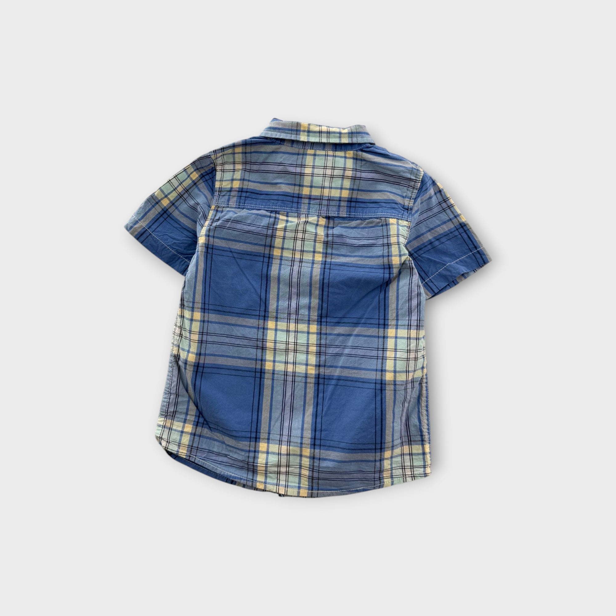 Oshkosh B'Gosh Blue Plaid Shirt, Size 5