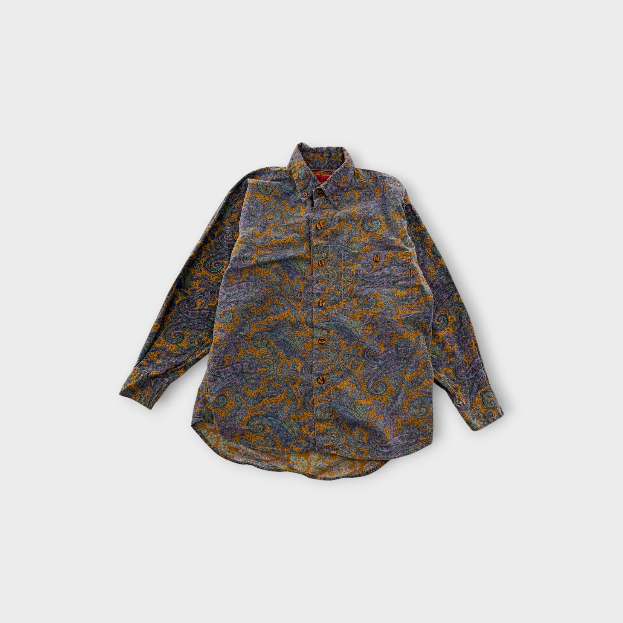 Retro Paisley Shirt, Size 8-9