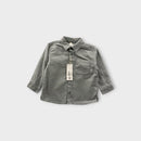 Zara Teal Corduroy Shirt, Size 1