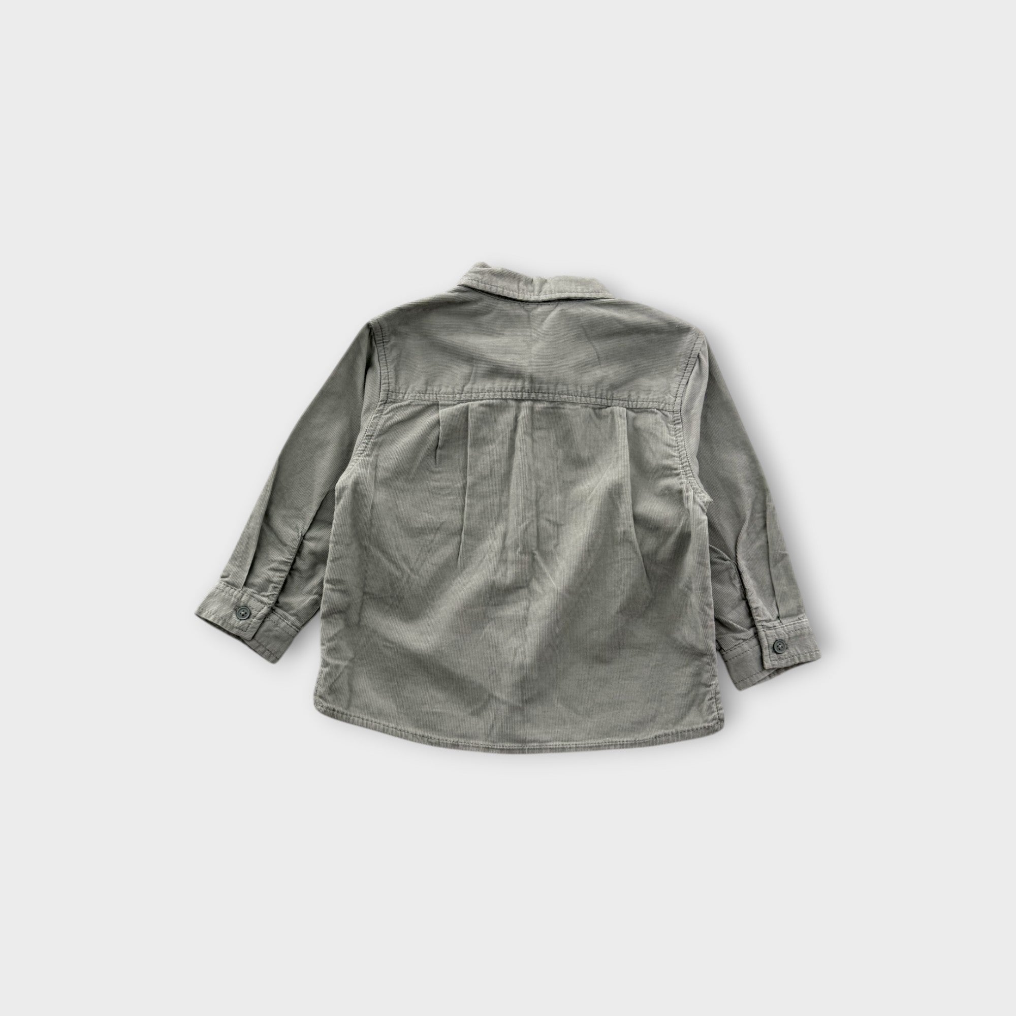 Zara Teal Corduroy Shirt, Size 1