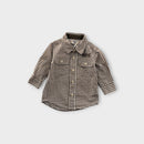 Oshkosh B'Gosh Brown Check Shirt, Size 0