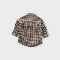 Oshkosh B'Gosh Brown Check Shirt, Size 0