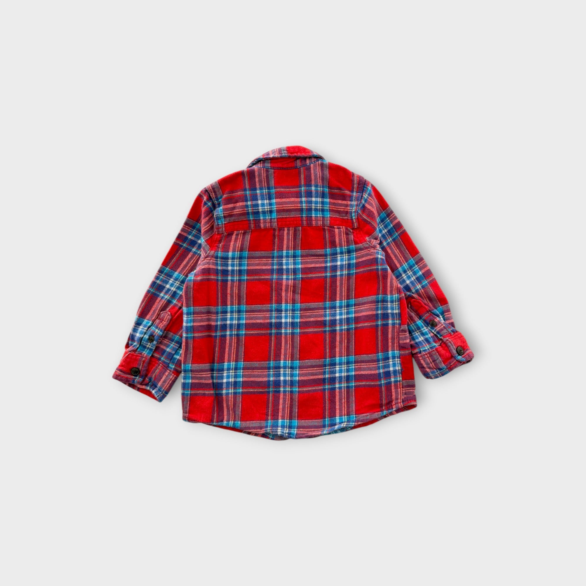 Oshkosh B'Gosh Plaid Flannel Shirt, Size 2
