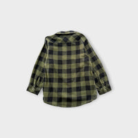 Carhartt Green Check Flannel Shirt, Size 7