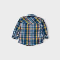 Levi's Blue Plaid Shirt, Size 0