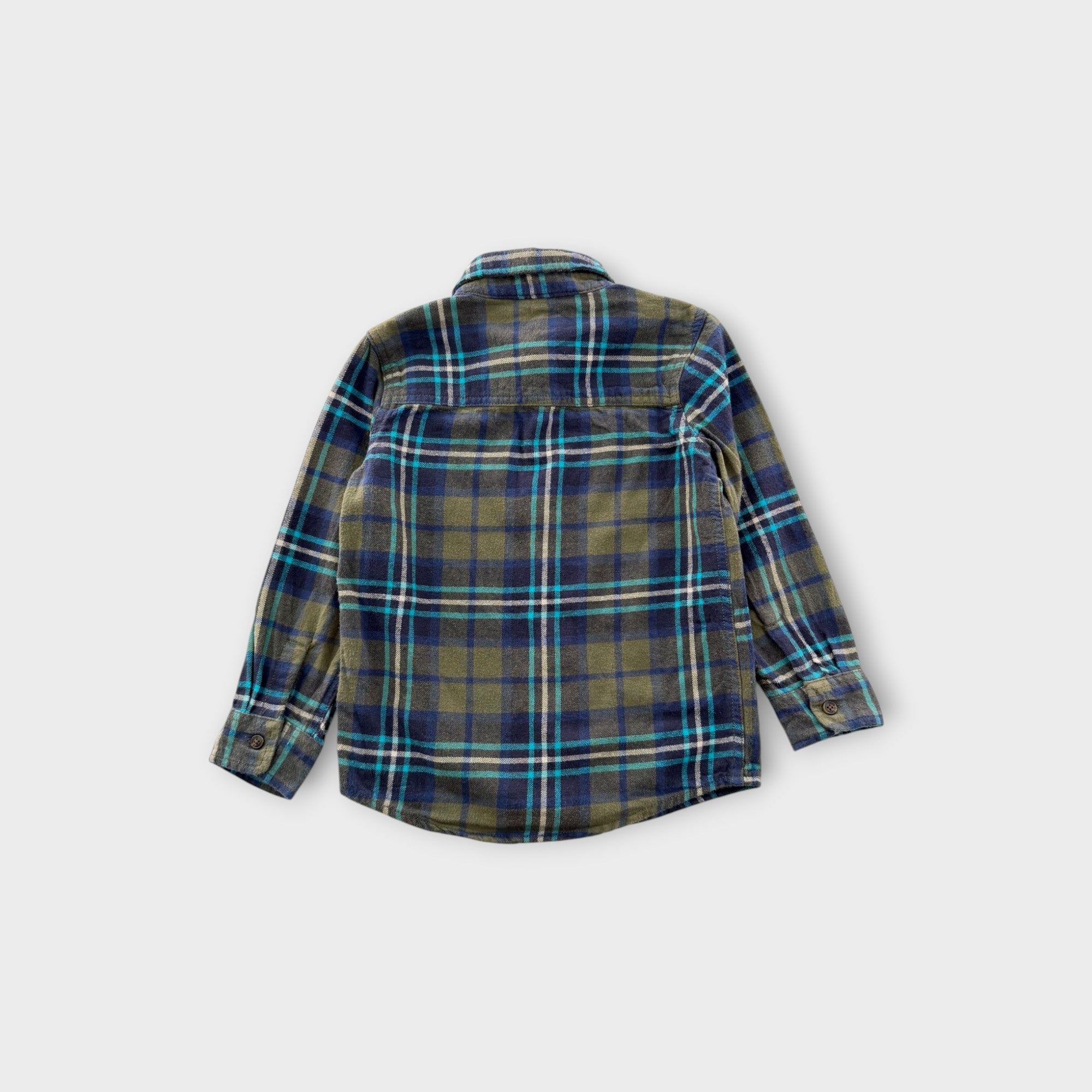 Oshkosh B'Gosh Plaid Flannel Shirt, Size 5
