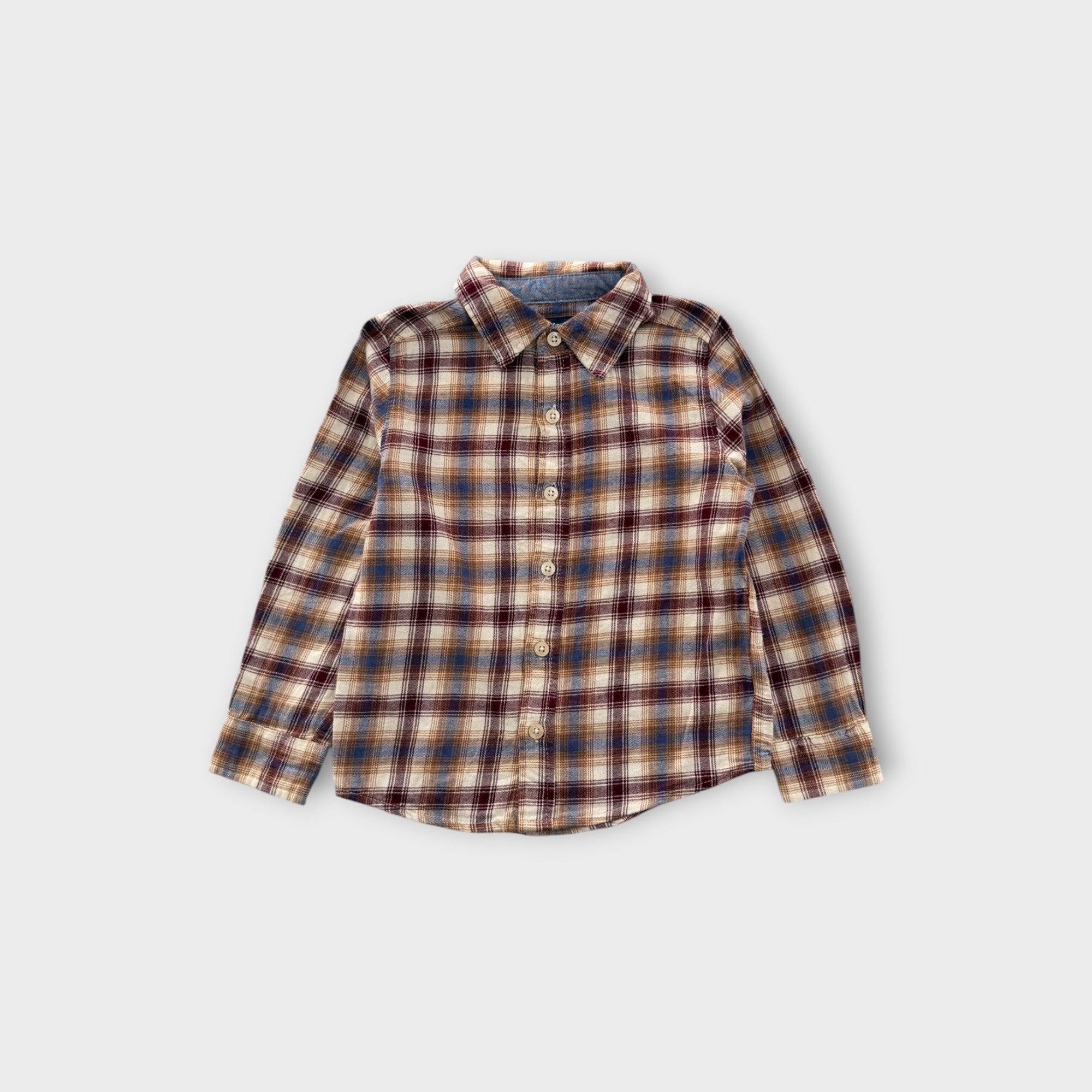 OshKosh B'Gosh Plaid Flannel Shirt, Size 4