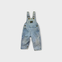 Vintage Oshkosh B'Gosh Acid Wash Overalls, Size 0