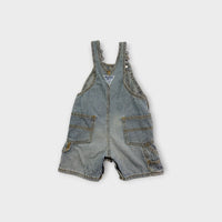 Retro Oshkosh B'Gosh Hickory Stripe Overalls, Size 0