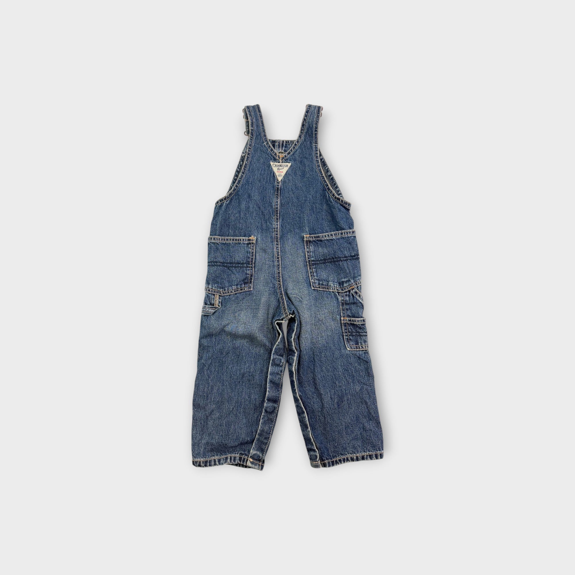 Retro Oshkosh B'Gosh Carpenter Overalls, Size 2