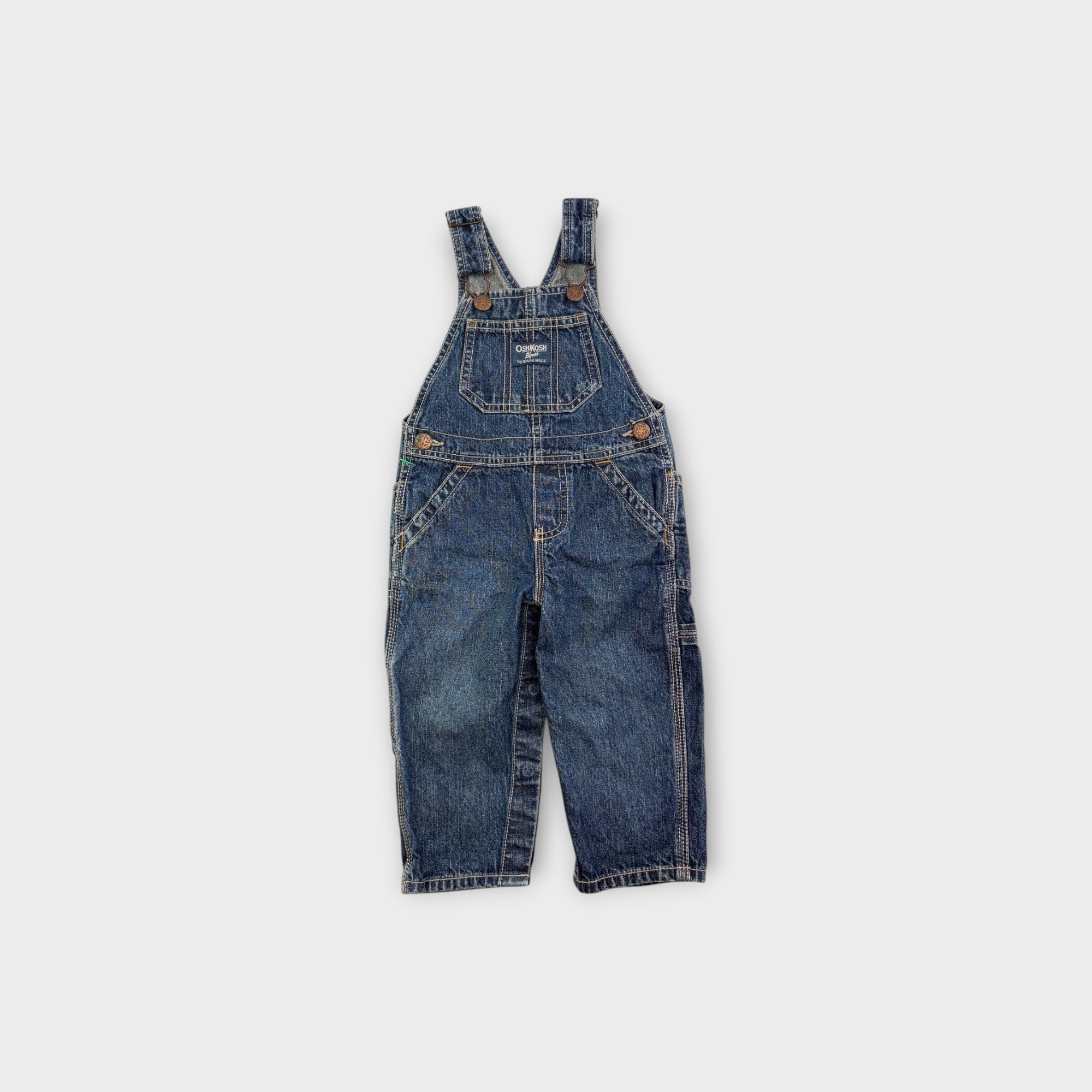 Retro Y2K Oshkosh B'Gosh Carpenter Overalls, Size 0