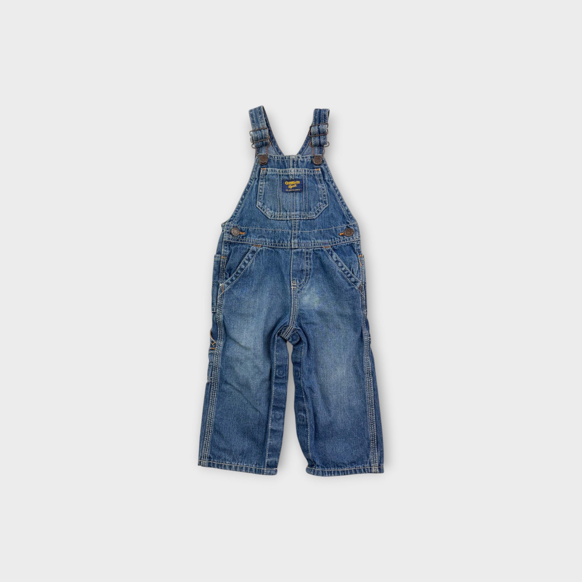 Retro Y2K Carpenter Overalls, Size 0