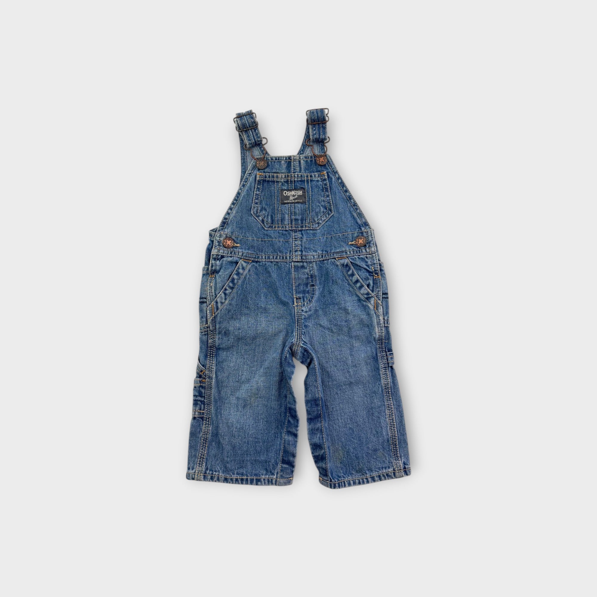 Retro Y2K Oshkosh Carpenter Overalls, Size 00