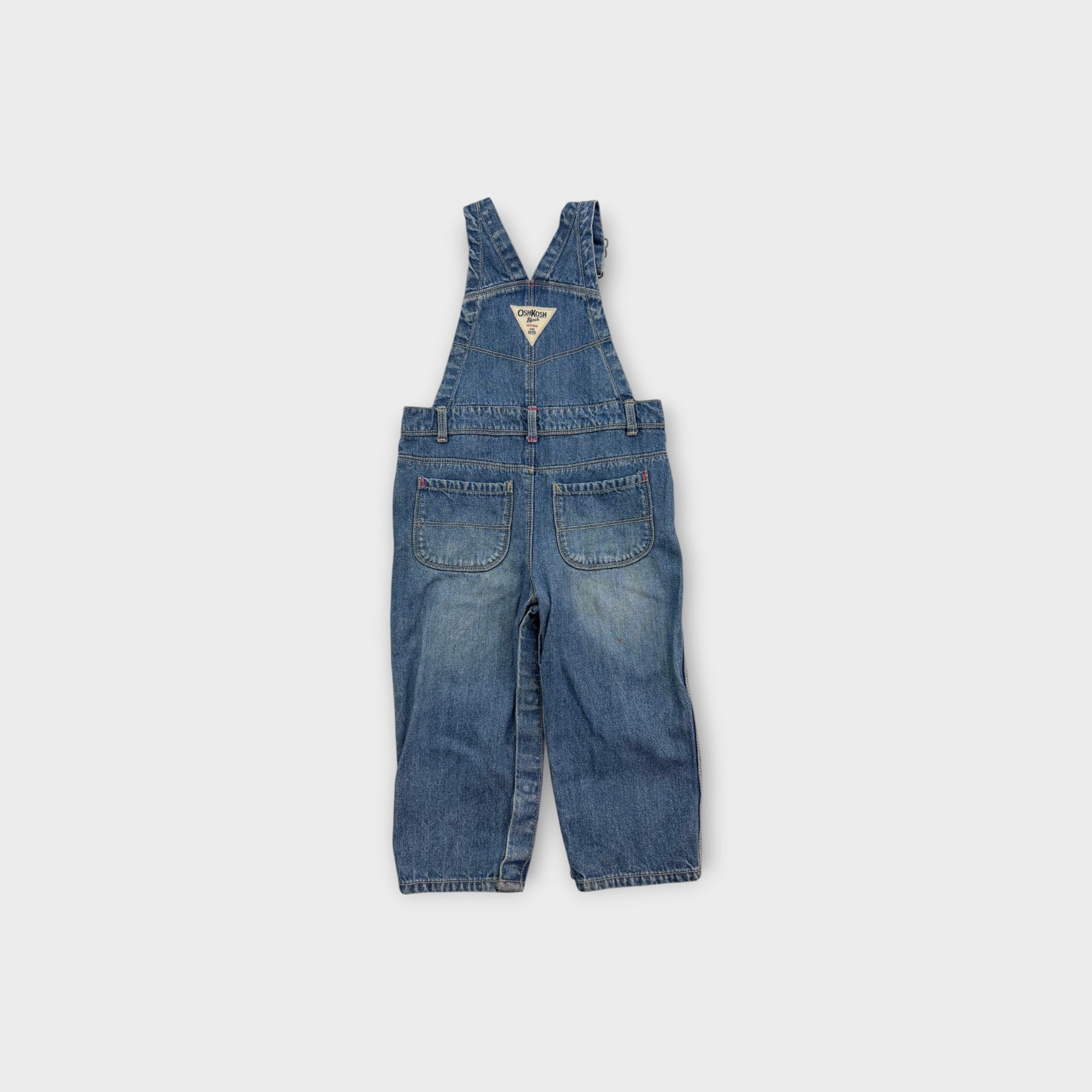 Retro Y2K Oshkosh Girl Denim Overalls, Size 2