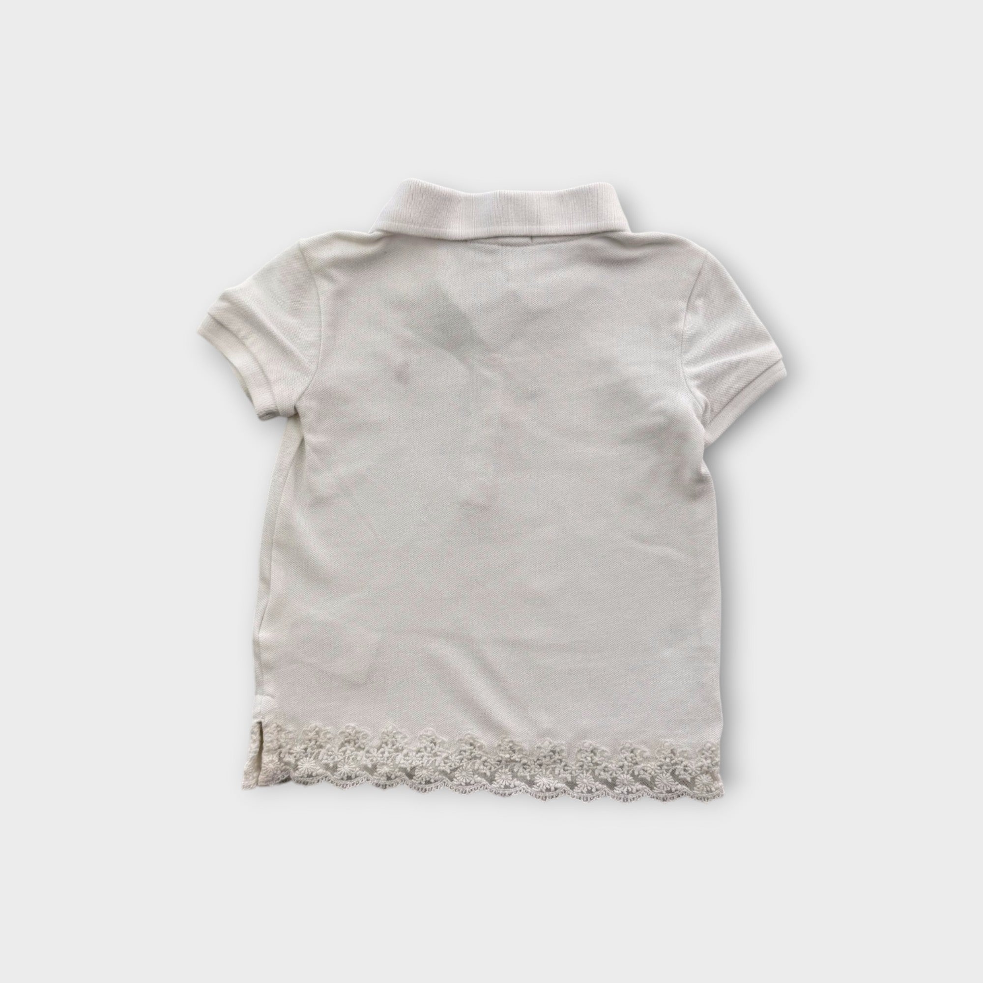 RL Lace Trim Polo, Size 2-3