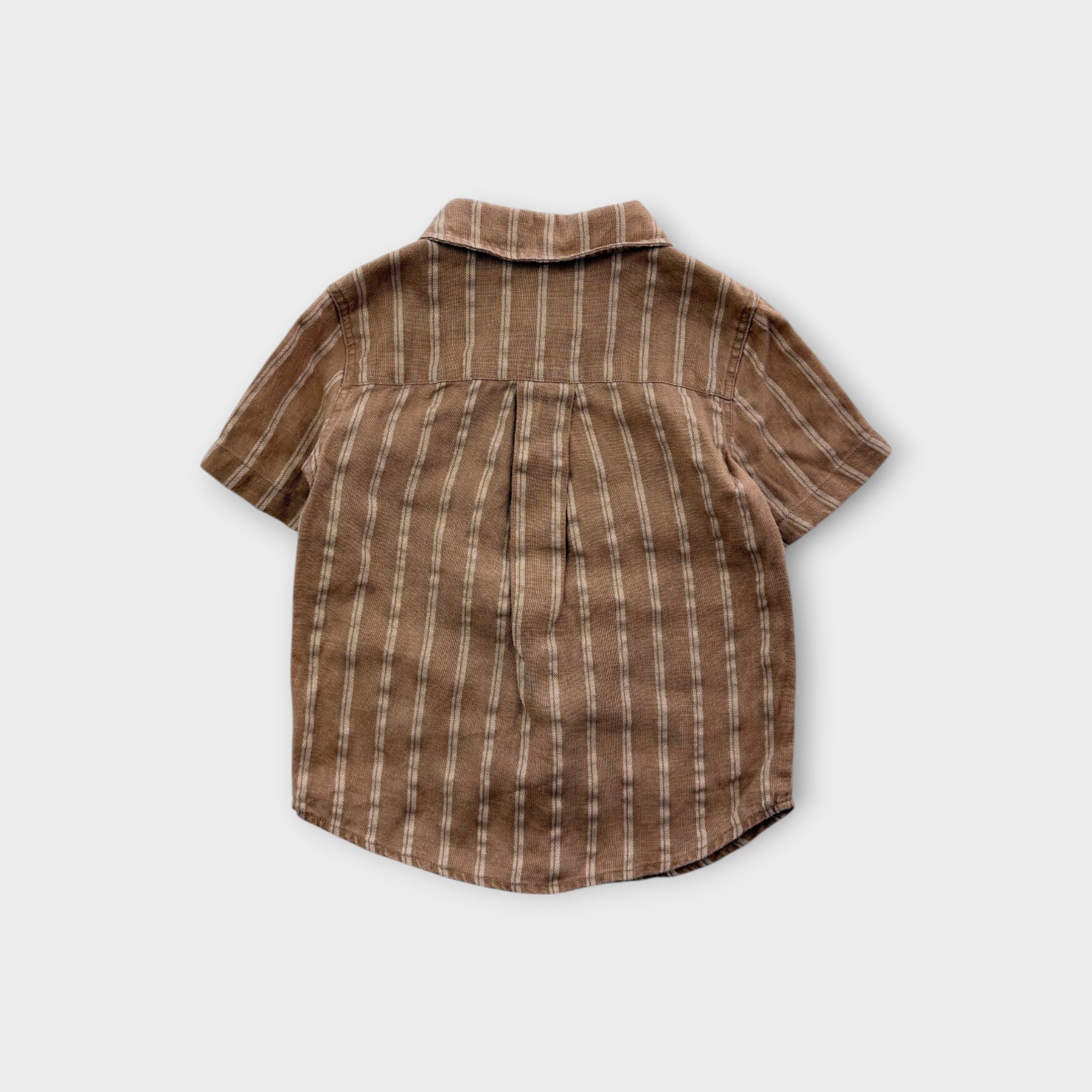 Aere Mini Linen Shirt, Size 3