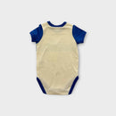 Seed Heritage Blue & Cream Bodysuit, Size 00