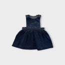 Vintage Turnups Denim Dress, Size 2