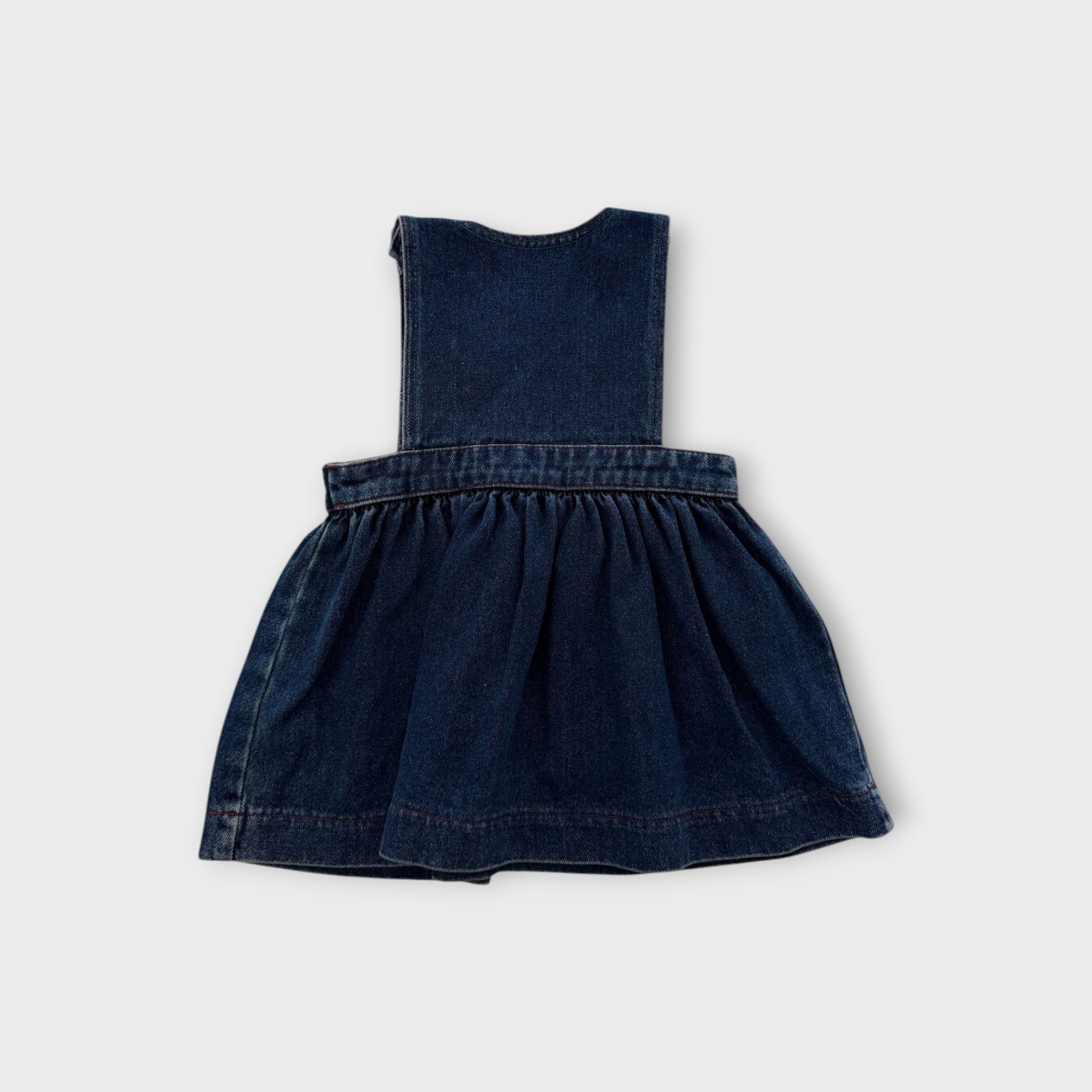 Vintage Turnups Denim Dress, Size 2
