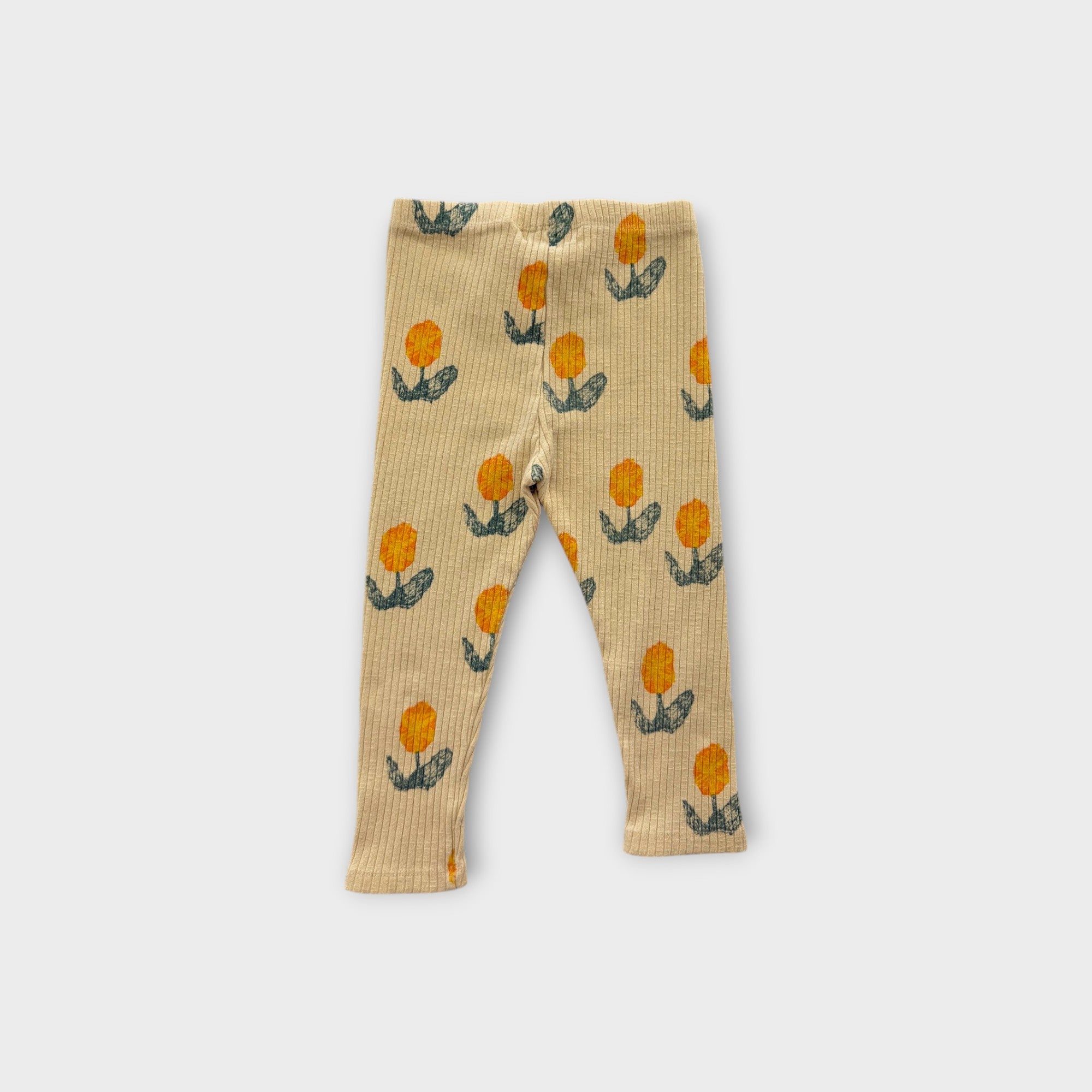 Bobo Choses Flower Leggings, Size 2