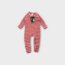Bonds Pink & Red Striped Wondersuit, Size 00