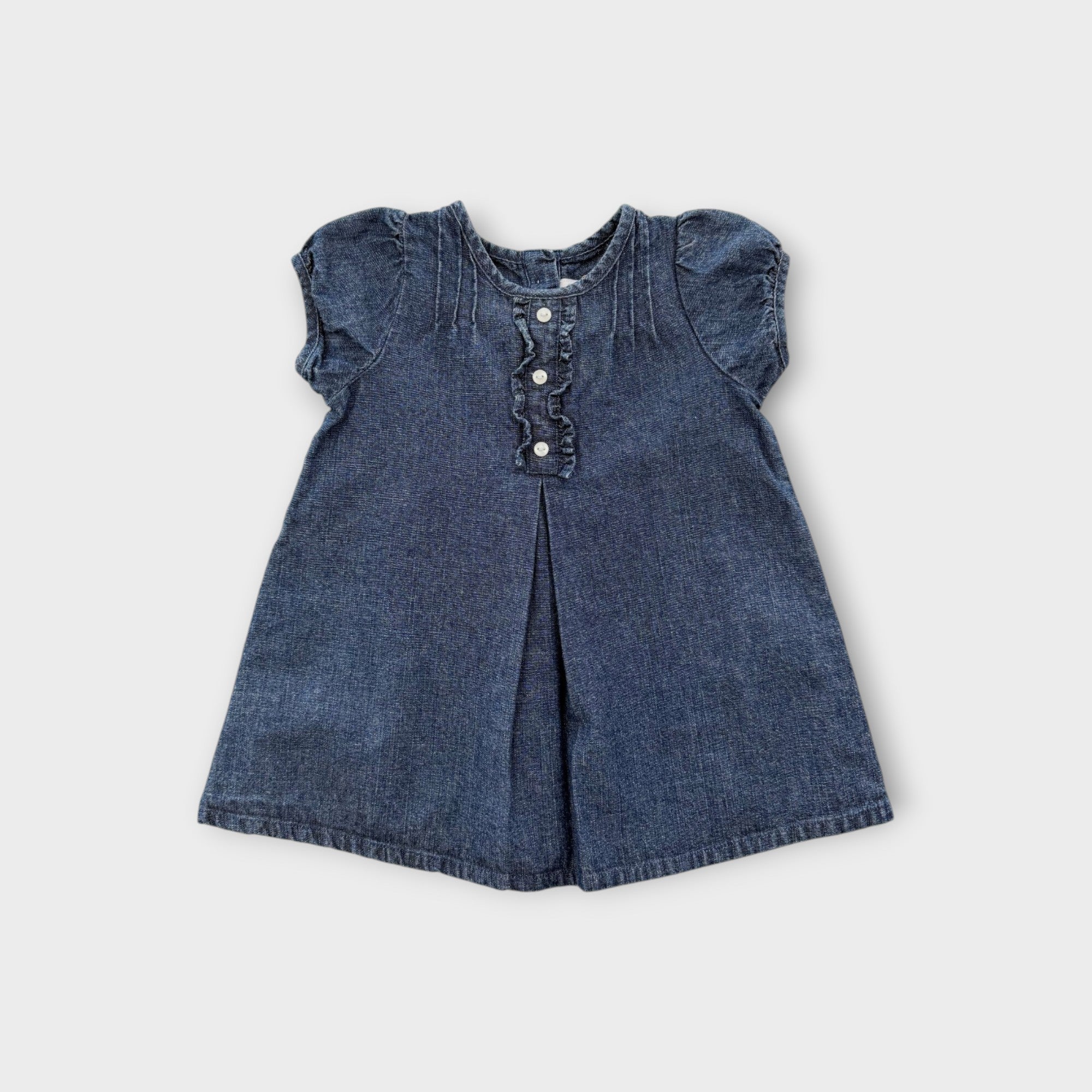 The Little White Company Denim Dress, Size 00
