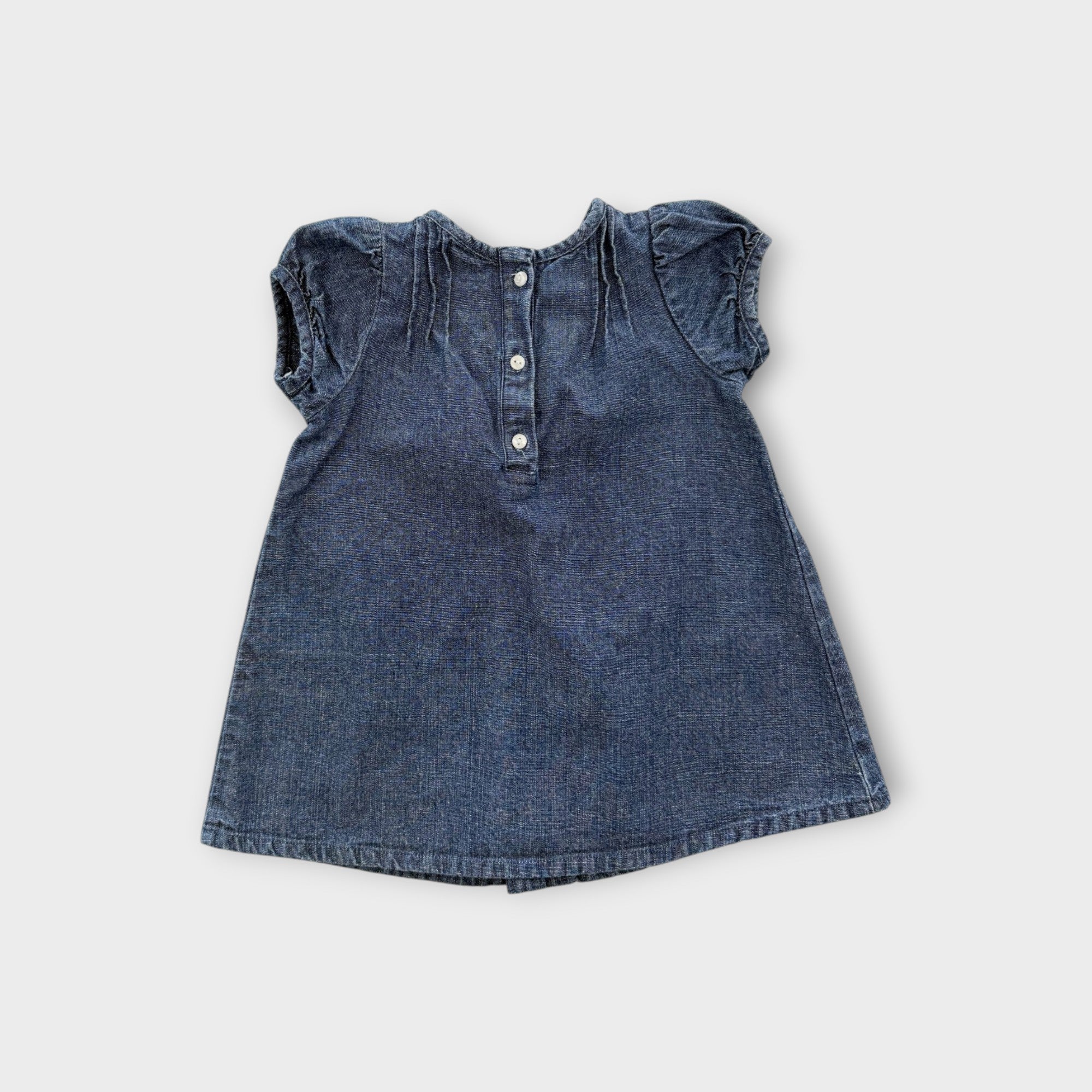 The Little White Company Denim Dress, Size 00