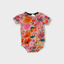 Kip & Co Floral Bodysuit, Size 000