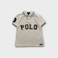 RL White & Navy Polo Shirt, Size 5