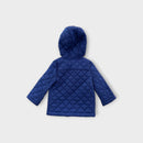 Burberry Blue Quiulted Duffel Coat, Size 1
