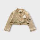Burberry Cream Knit Cardigan, Size 0
