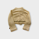 Burberry Cream Knit Cardigan, Size 0