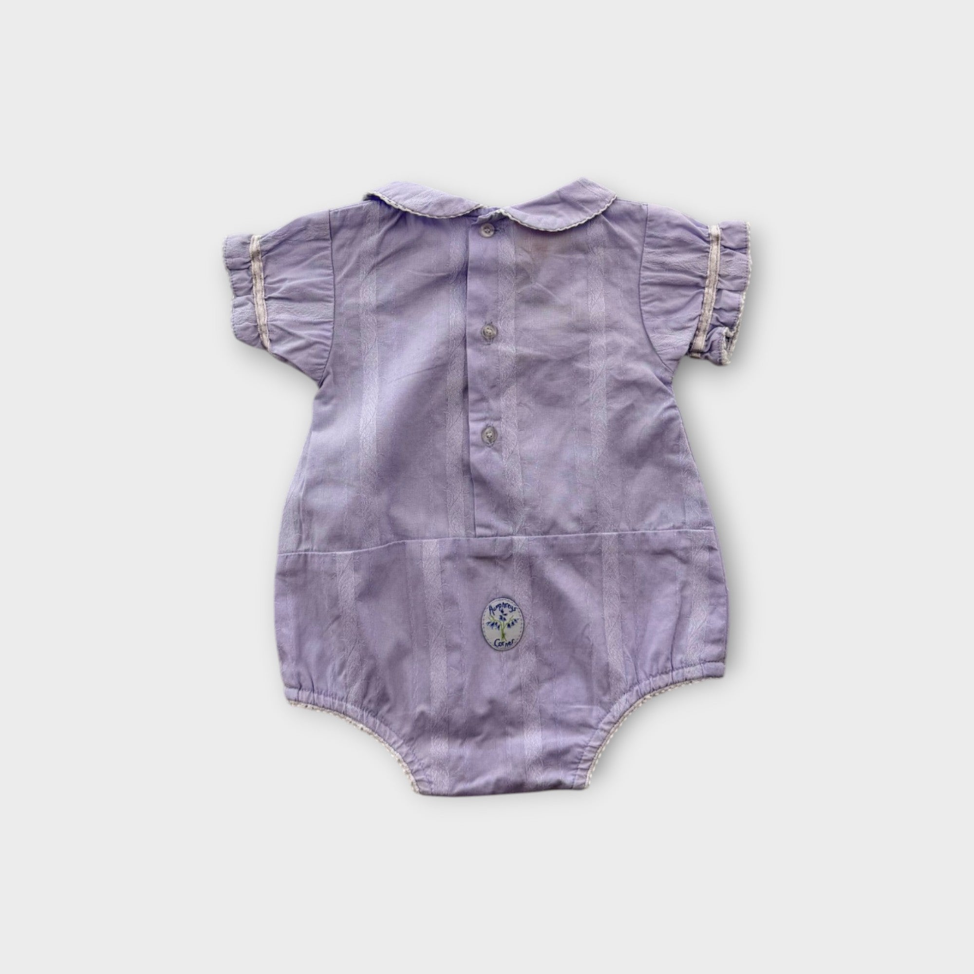 Humphrey's Corner Lilac Romper, Size 000