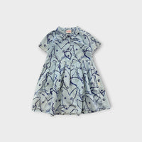 Gorman Playground Blue Mouse Print Dress, Size 5-6