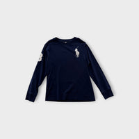 RL Navy Long Sleeve T-Shirt, Size 8