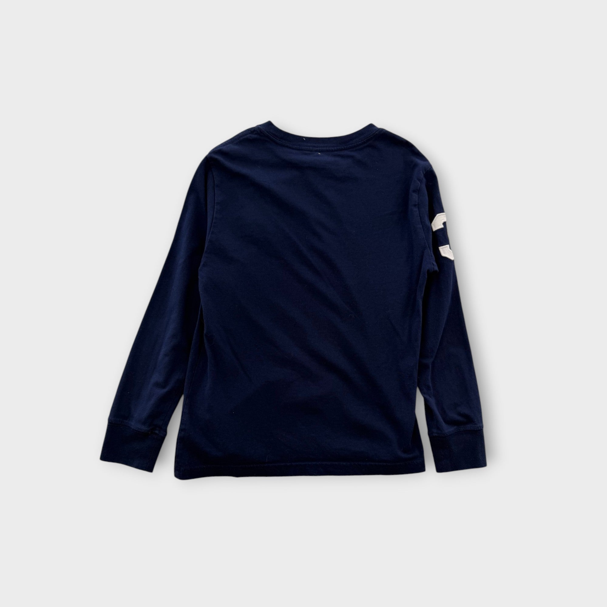 RL Navy Long Sleeve T-Shirt, Size 8