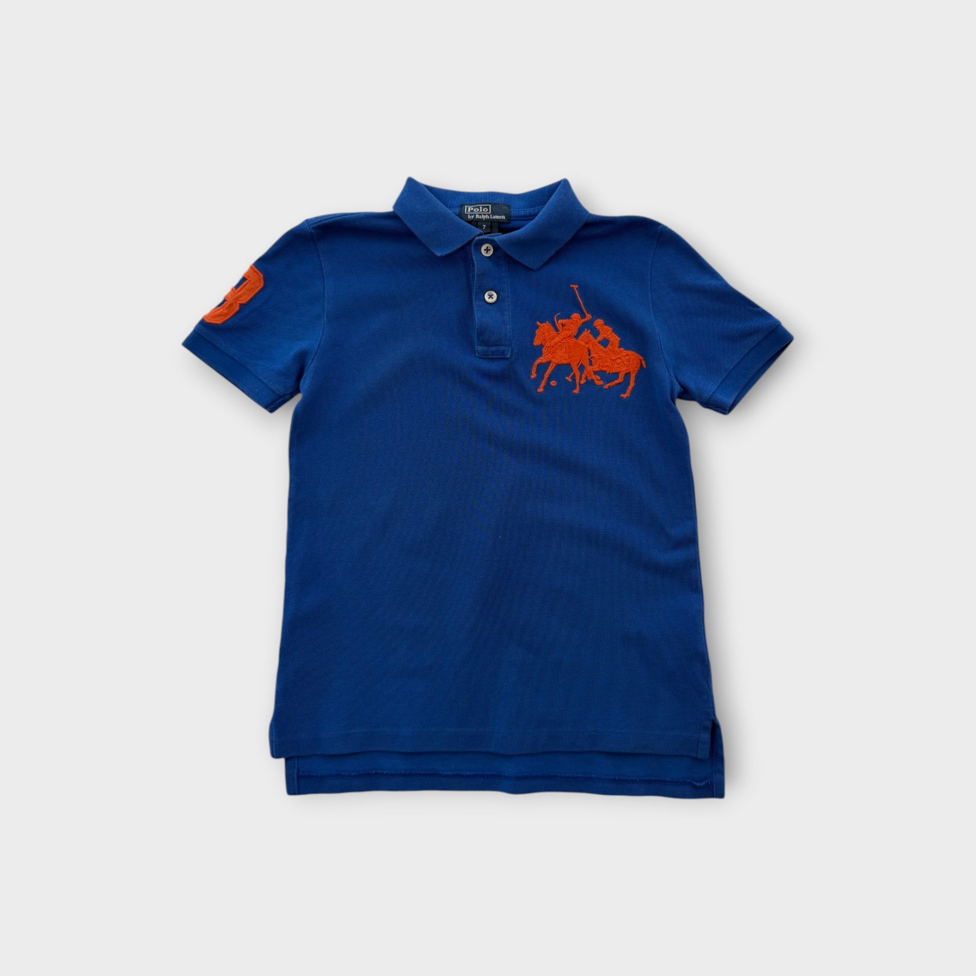 RL Blue Polo Shirt, Size 7