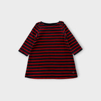Petit Bateau Striped Long Sleeve Dress, Size 1