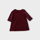 Petit Bateau Striped Long Sleeve Dress, Size 1