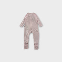 Bonds Pink & White Stripe Wondersuit, Size 1