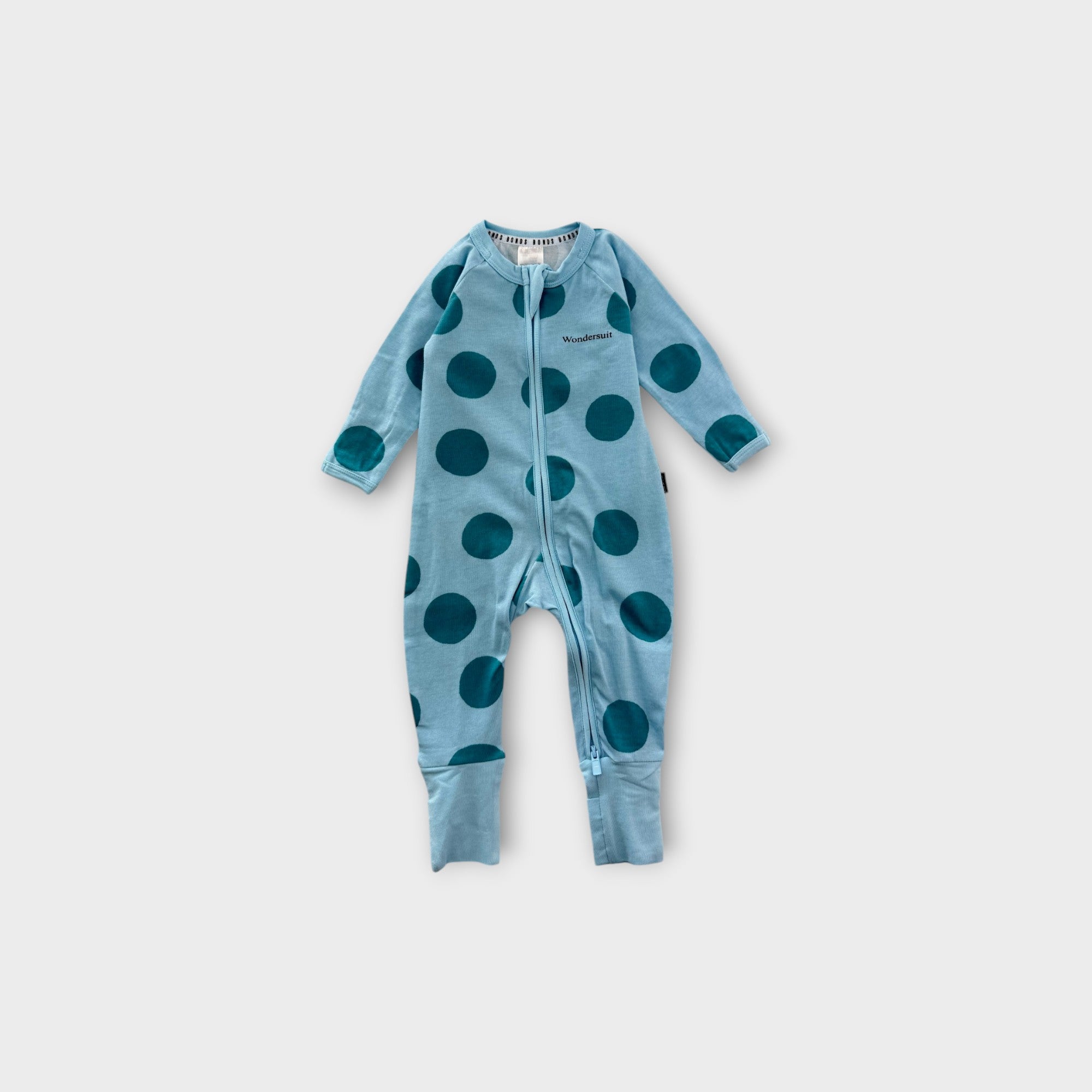 Bonds Blue Spotted Wondersuit, Size 00