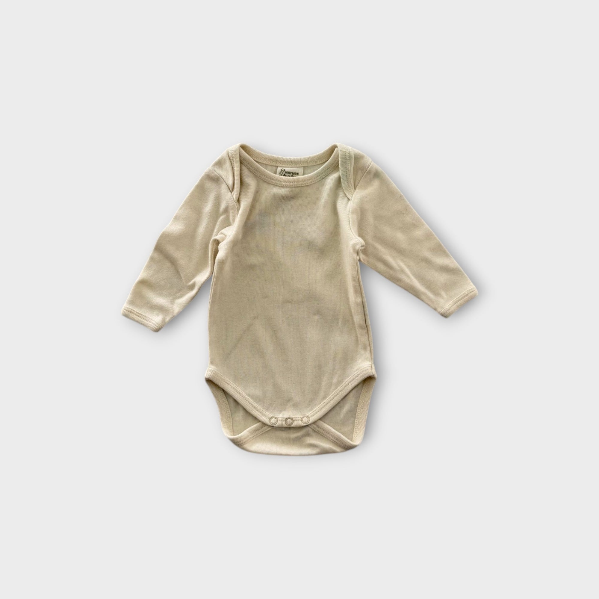 Nature Baby Cream Bodysuit, Size 0000